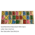 Wooden Natural Alphabet Letters And Numbers