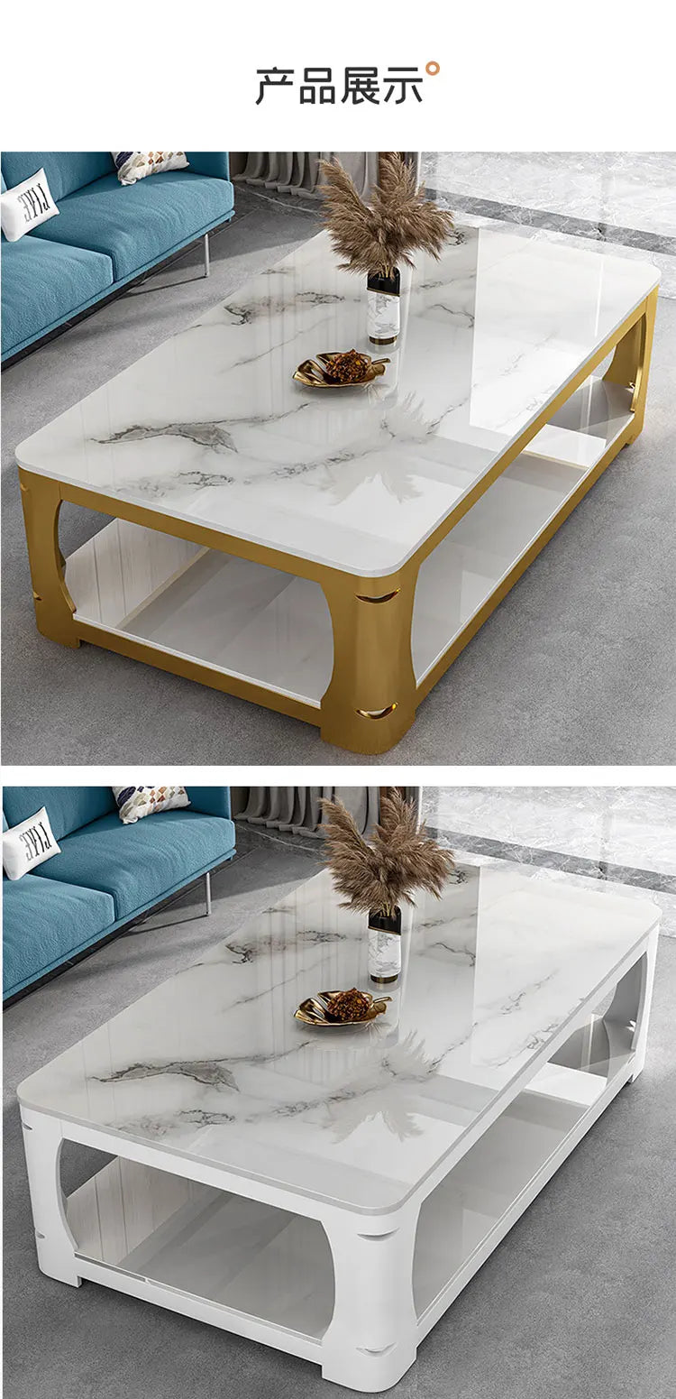 Aesthetic Design Side Table Luxury Modern Minimalist Home Simple Coffee Table Design Modern Table Basse Pour Salon Decoration