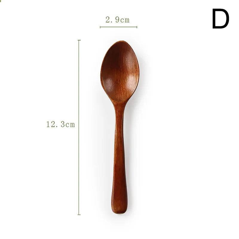 Natural Wood Soup Spoon