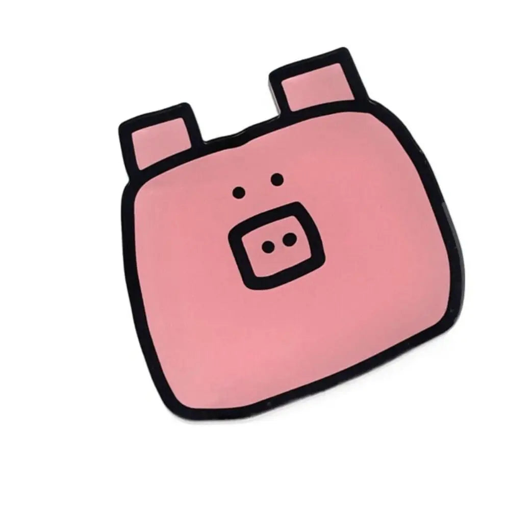 Cute Smiley Cartoon Acrylic Coaster Cup Mat Pad Mug Holder Mat Coffee Drinks Placemats Heat-resistant Bowl Pad