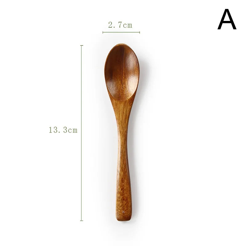 Natural Wood Soup Spoon
