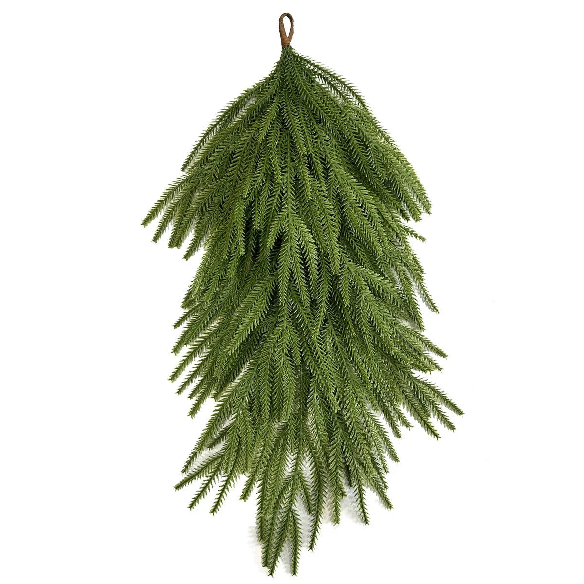 Christmas Norfolk Artificial Christmas Pine Greenery Holiday Door Wreath For Xmas Fireplace Indoor Outdoor Decor 64cm