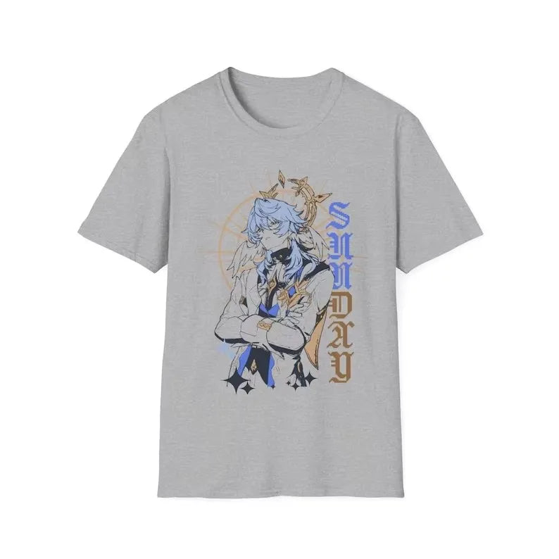 Sunday Honkai Star Rail T Shirt Women Manga Graphic Aesthetic Graphic Tee Shirt Aesthetic T-Shirt Female