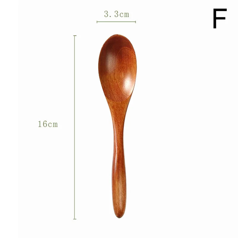 Natural Wood Soup Spoon
