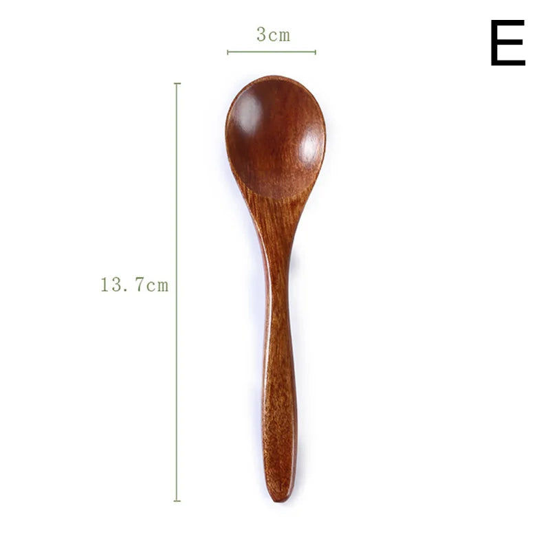 Natural Wood Soup Spoon