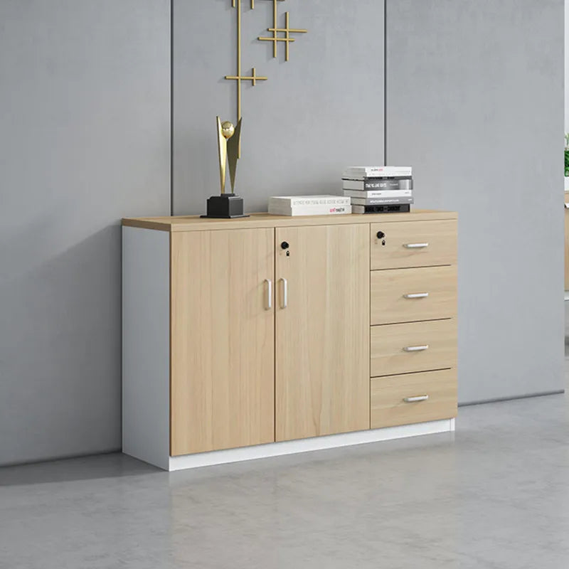 Wooden Filing Cabinet, Data Cabinet, Office Storage Cabinet