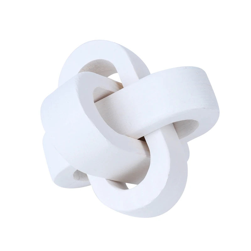 Boho Style Wooden Home Decor Ornament Hand Carved