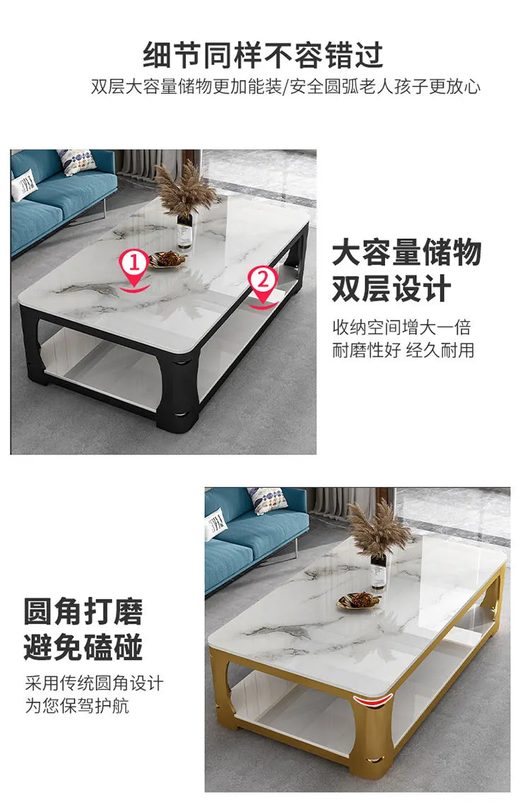 Aesthetic Design Side Table Luxury Modern Minimalist Home Simple Coffee Table Design Modern Table Basse Pour Salon Decoration