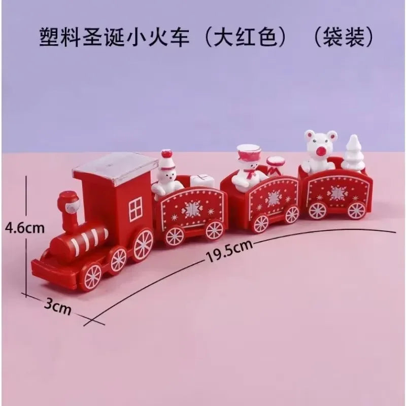 Christmas Train Merry Christmas Decorations For Home Cristmas Ornament Xmas Navidad Noel Gifts Happy New Year 2025 Gifts