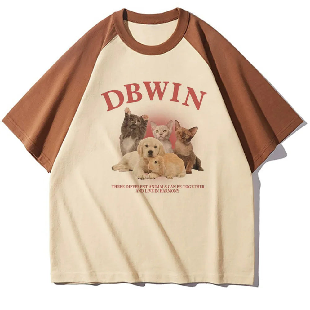 Kitten Cat Neko tshirt teen Punk Y2k graphic Breathable aesthetic tshirt aesthetic Digital anime Retro Vintage Comfortable