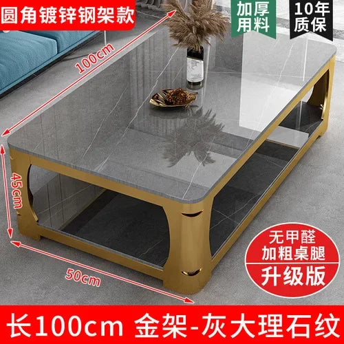 Aesthetic Design Side Table Luxury Modern Minimalist Home Simple Coffee Table Design Modern Table Basse Pour Salon Decoration