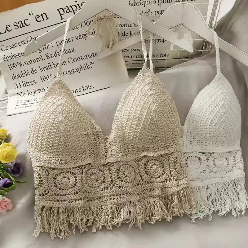 Boho Crochet Halter Top