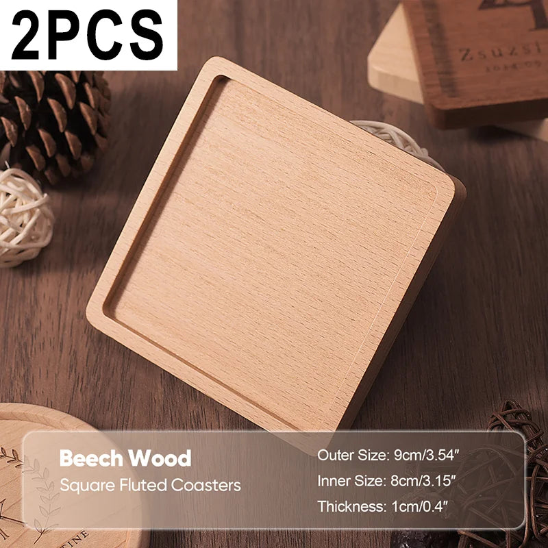 Walnut Wooden Coaster