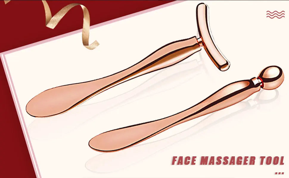 1PCS/2PCS Metal Eye Cream Applicator Wand Stick, Massager Tool for Facial Massage, Reduce Puffiness, Thin Face Magic Stick