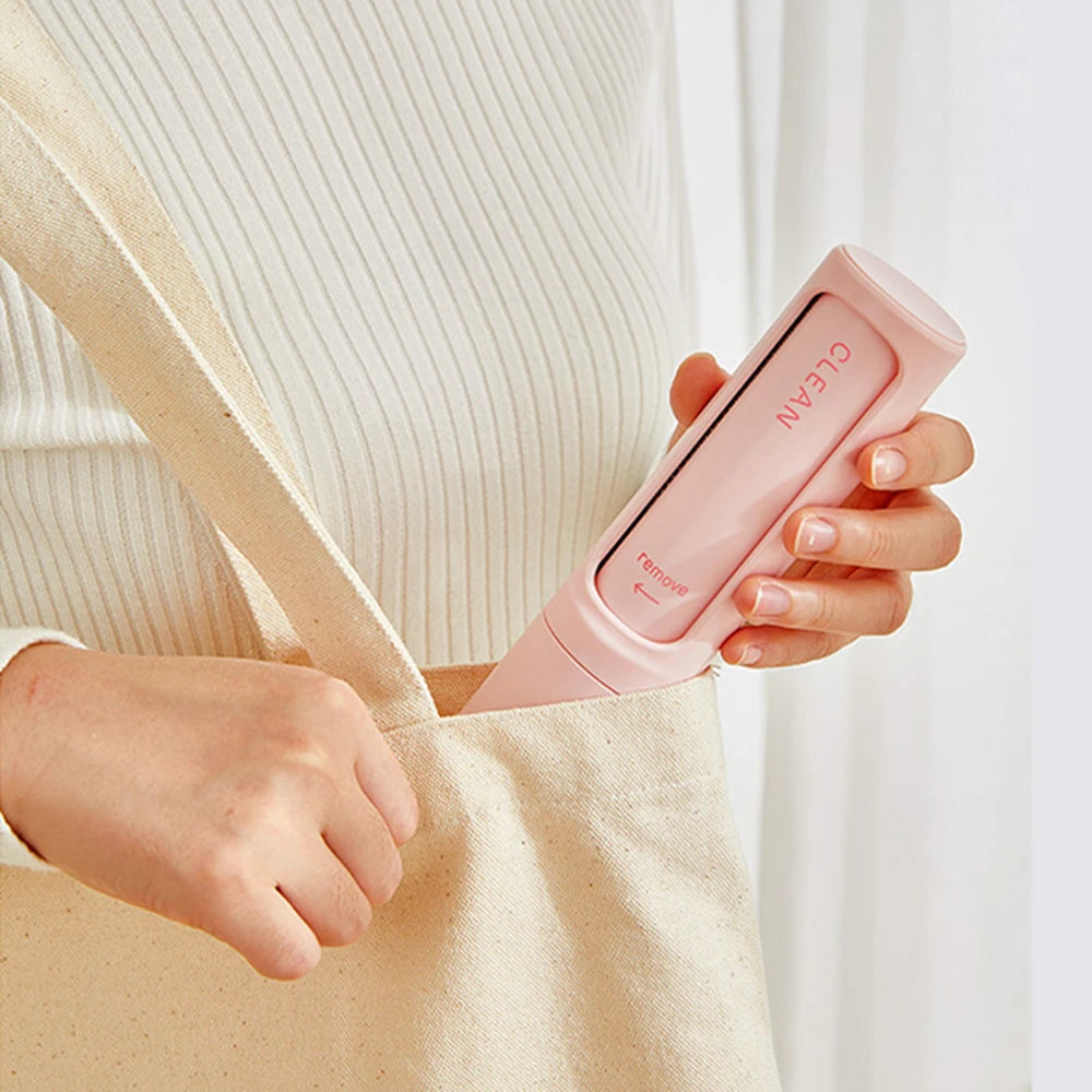 Cylinder Reusable Washable Lint Sticking Roller Clothes Carpet Tousle Remover Pets Hair Remover Brush Cleaning Accessories