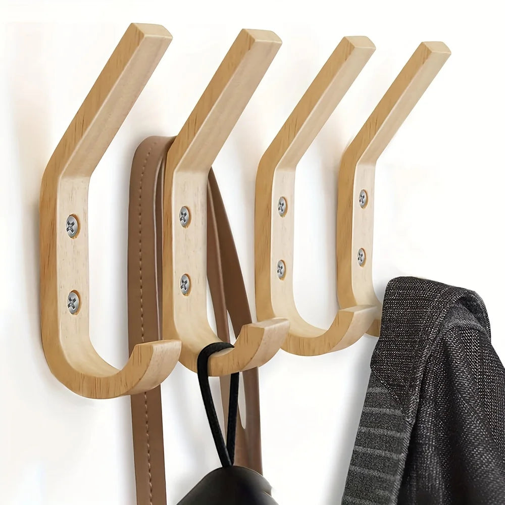 Wooden Coat Hooks Wall Hooks