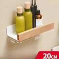 Beech wood bathroom storage rack