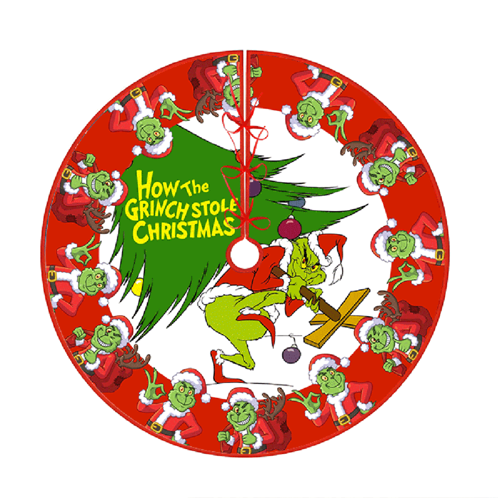 Christmas Tree Skirt Decoration For Home Xmas Tree Decorations Skirt Ornament Festive Holiday Party Decorations Indoor Outdoor