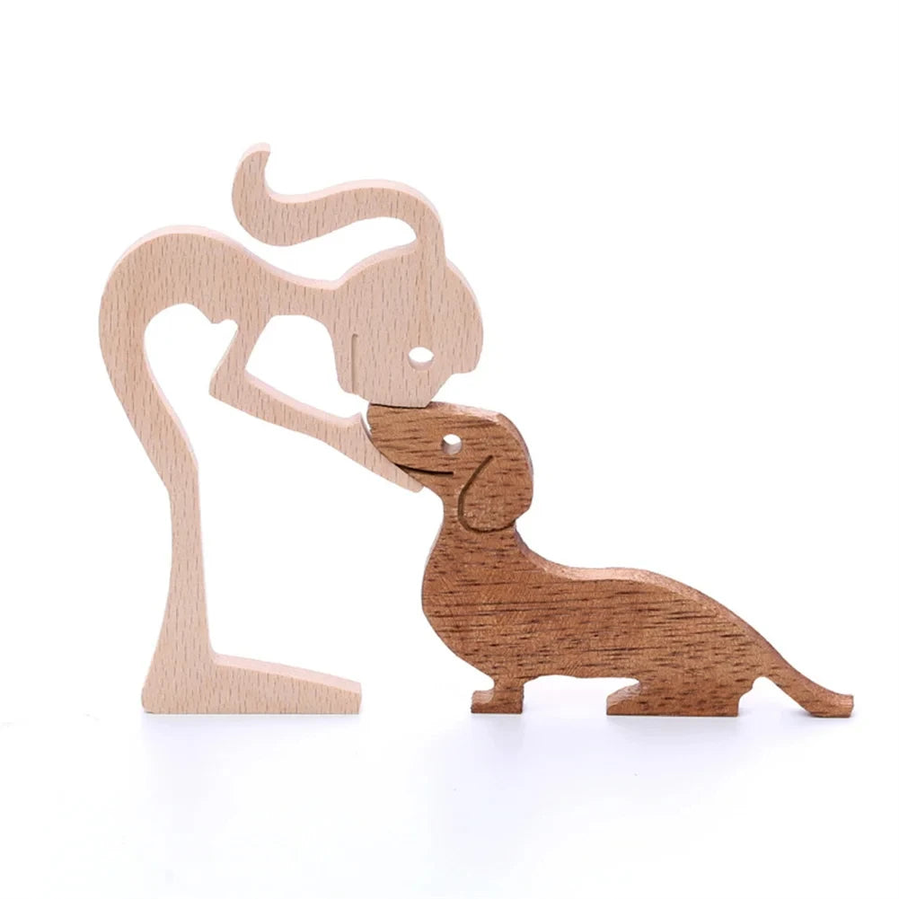 Family Wood Dog Decor