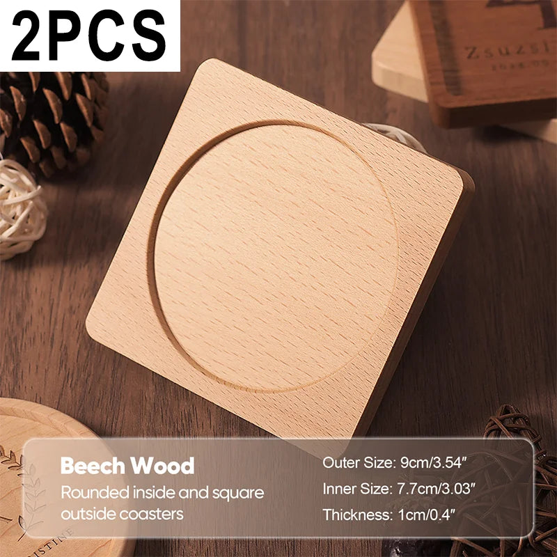 Walnut Wooden Coaster