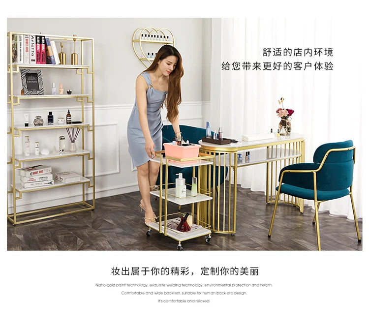 Aesthetic Salon Trolley Organizers Trolleys Salon Furniture Professional Aesthetic Tools Chariot Carritos Organizadores
