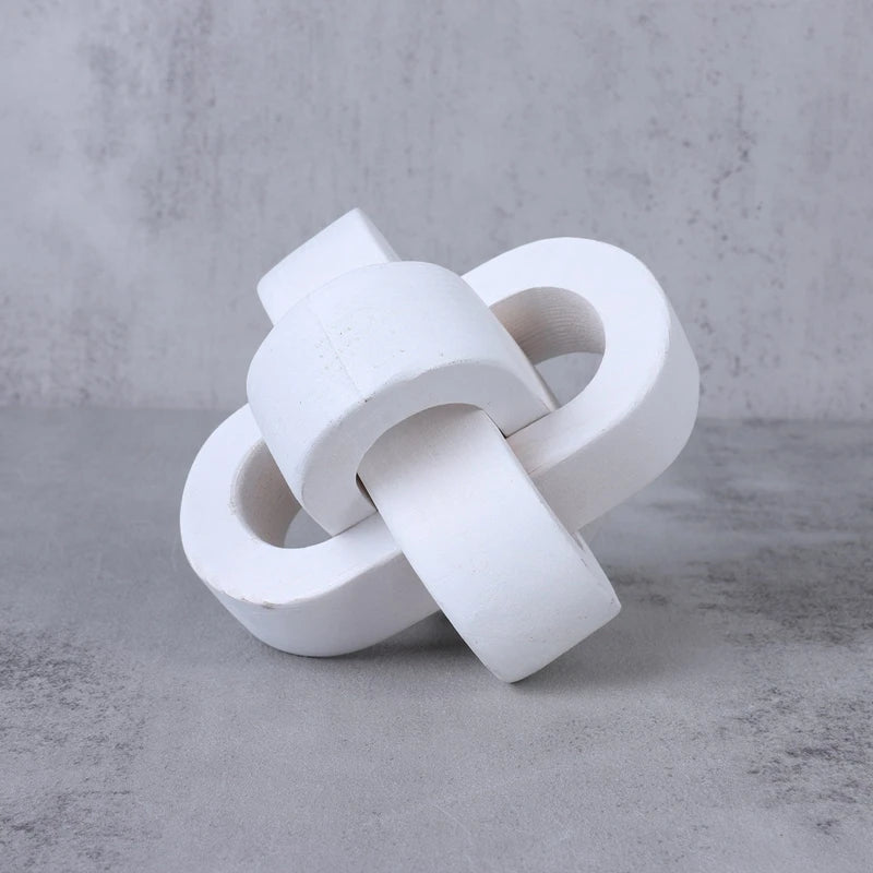 Boho Style Wooden Home Decor Ornament Hand Carved