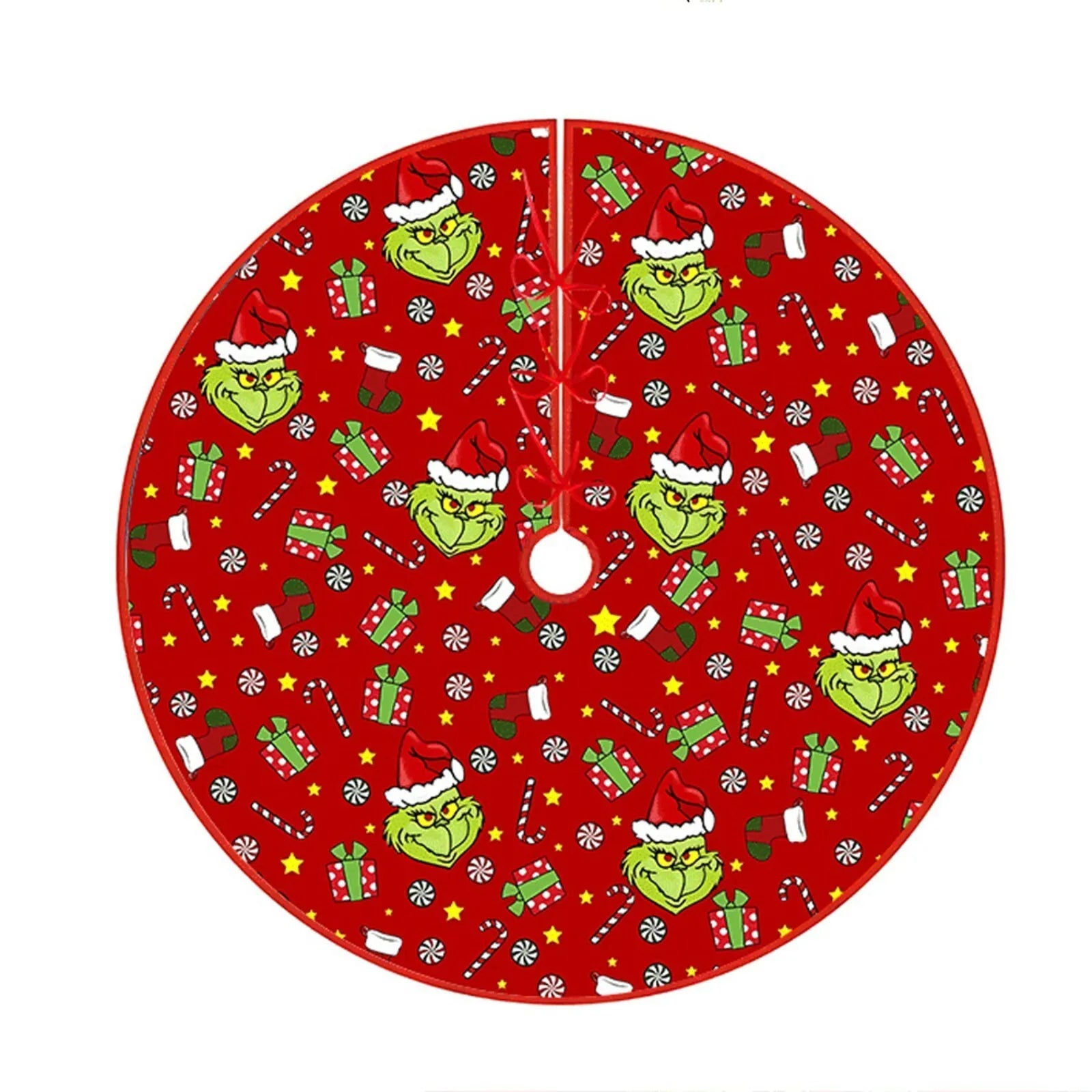 Christmas Tree Skirt Decoration For Home Xmas Tree Decorations Skirt Ornament Festive Holiday Party Decorations Indoor Outdoor