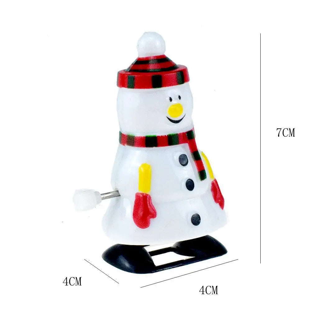 Christmas Ornament Children Toys Jumping Santa Claus Elk Snowman Penguin Kindergarten Festive Party Supplies New Year Gifts