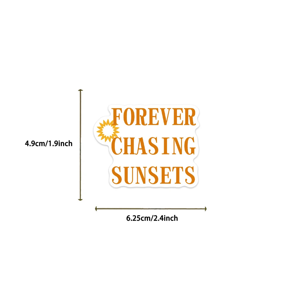 50pcs Preppy Aesthetic Stickers Danish Pastel Aesthetic Graffiti Stickers Luggage Skateboard Laptop  Guitar Sticker Decals