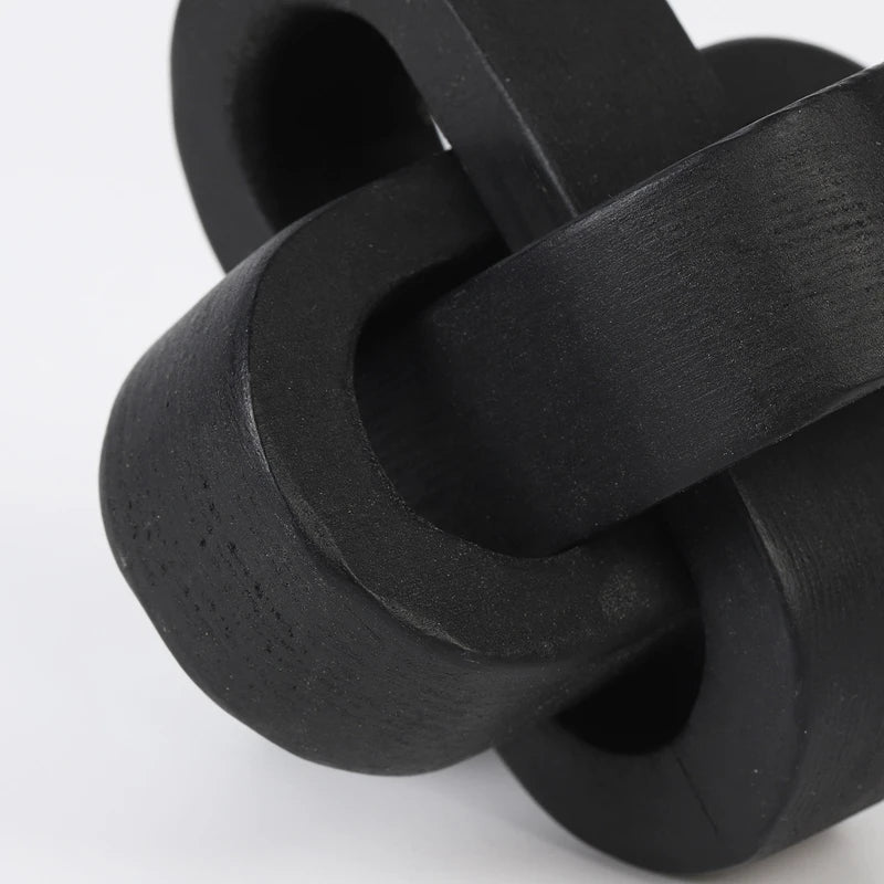 Boho Style Wooden Home Decor Ornament Hand Carved