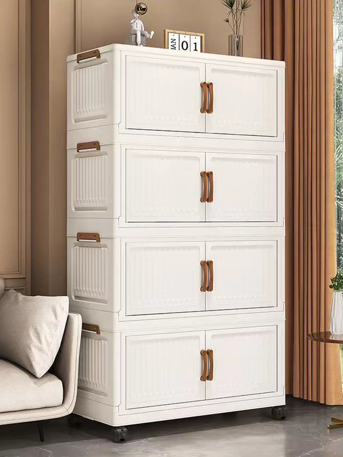 Storage Box Household Foldableing Cabinet Storage Cabinet Clothes Toys Snacks Extra Large Capacity Storage Cabinet Organizing Box