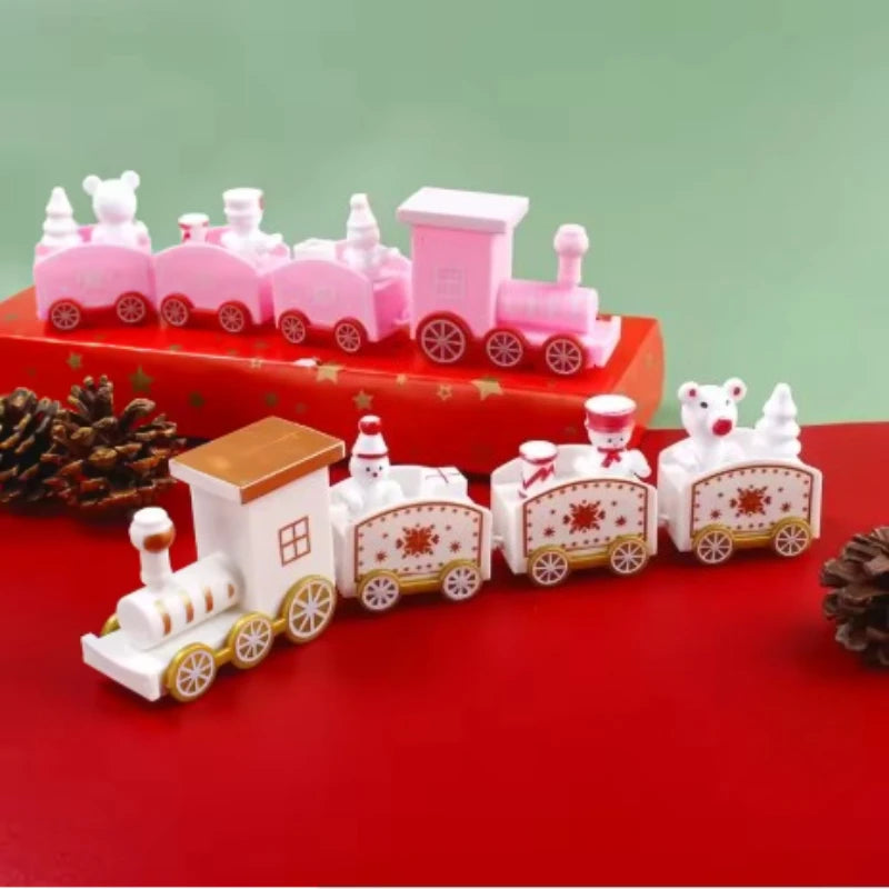 Christmas Train Merry Christmas Decorations For Home 2025 Cristmas Ornament Xmas Navidad Noel Gifts Happy New Year 2026 Gifts