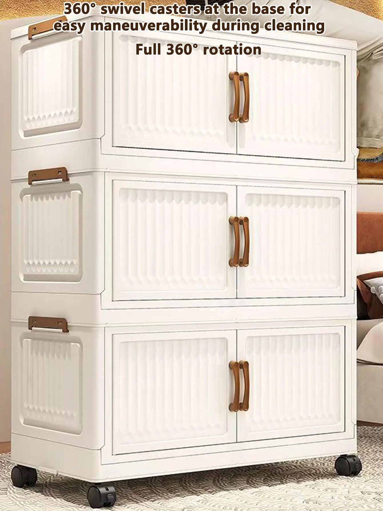 Storage Box Household Foldableing Cabinet Storage Cabinet Clothes Toys Snacks Extra Large Capacity Storage Cabinet Organizing Box