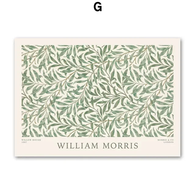 Cocktail Vase Leaves Flower Wall Art