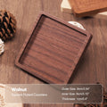 Solid Walnut Wood Coaster