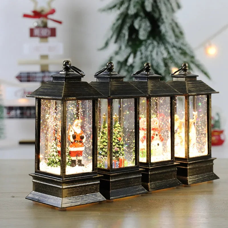 Christmas Wind Lights Crystal Lights Santa Claus Lights Christmas Party Decorations Christmas Ornaments Christmas Gifts