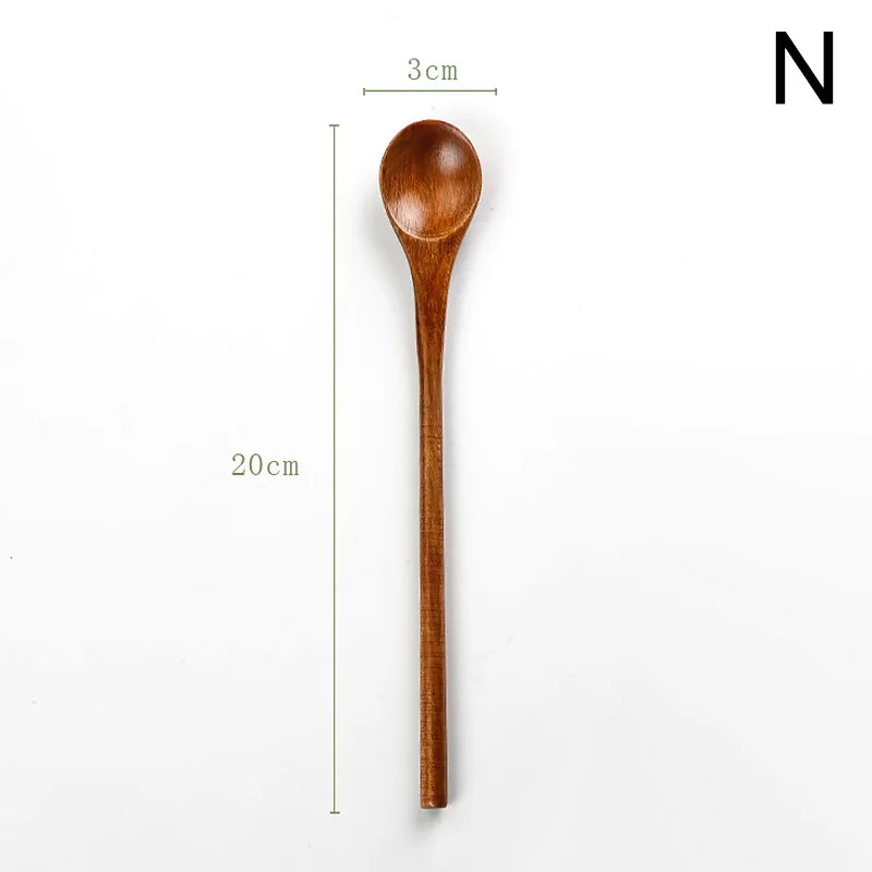 Natural Wood Soup Spoon