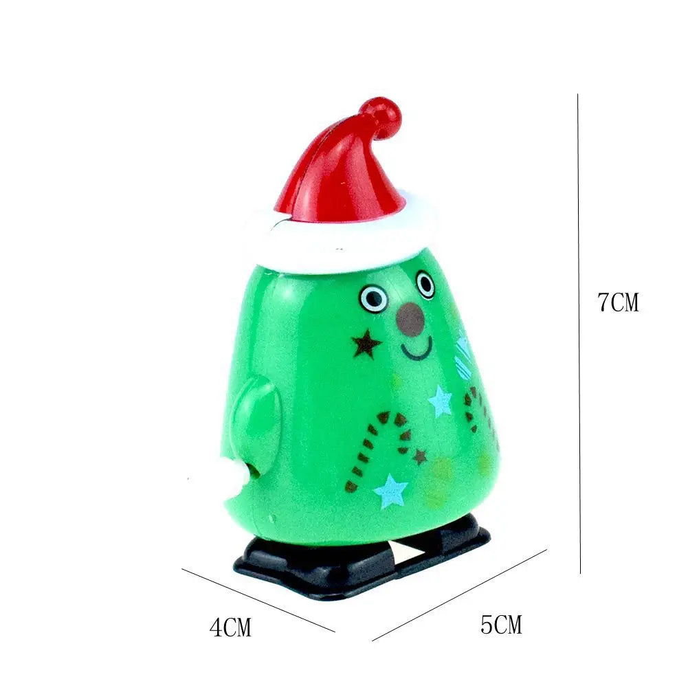 Christmas Ornament Children Toys Jumping Santa Claus Elk Snowman Penguin Kindergarten Festive Party Supplies New Year Gifts
