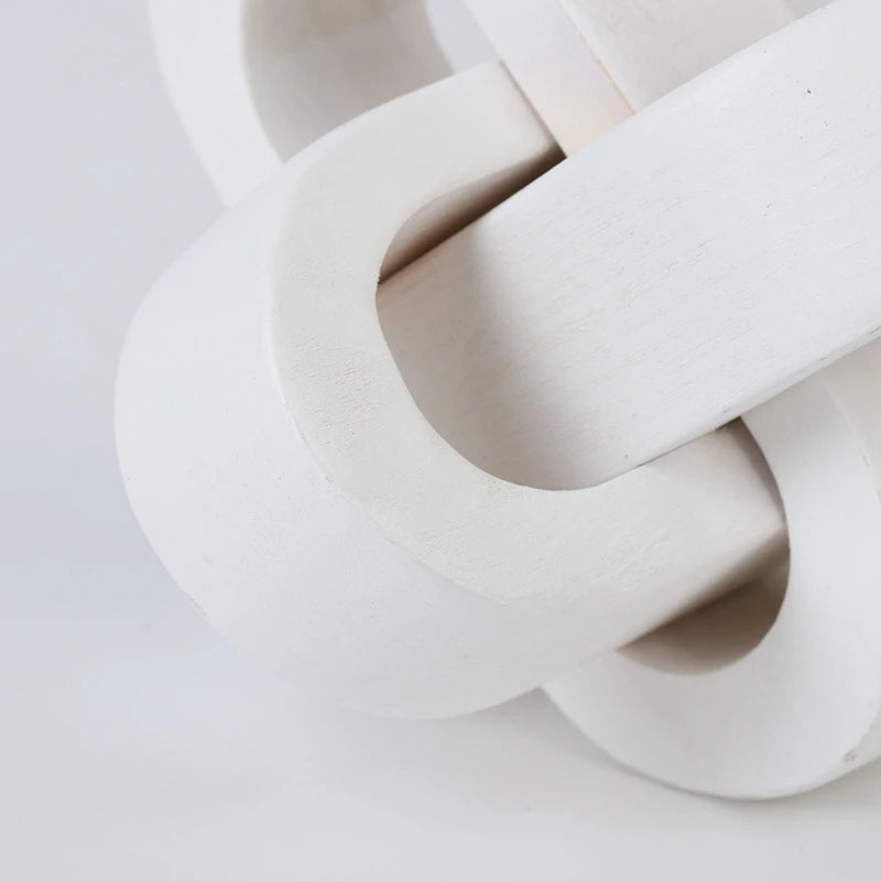 Boho Style Wooden Home Decor Ornament Hand Carved