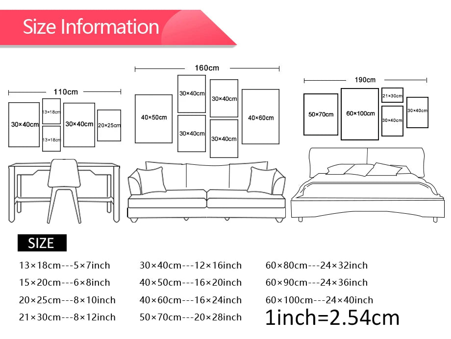 Cocktail Vase Leaves Flower Wall Art