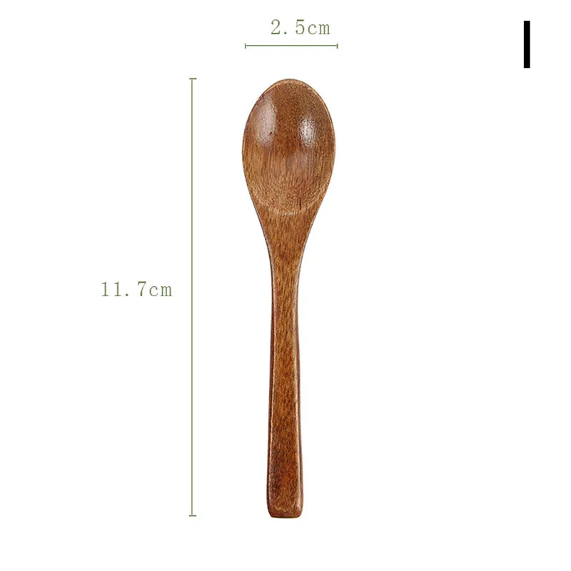 Natural Wood Soup Spoon