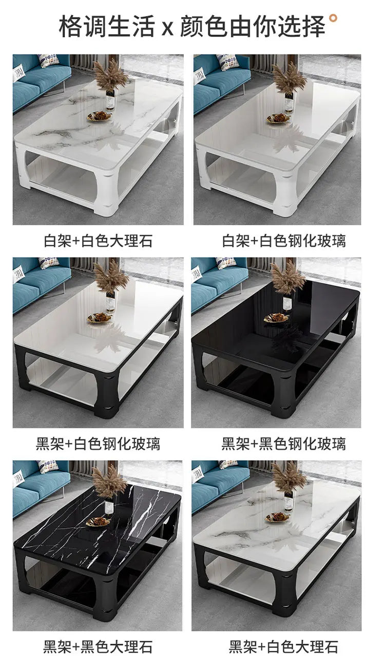 Aesthetic Design Side Table Luxury Modern Minimalist Home Simple Coffee Table Design Modern Table Basse Pour Salon Decoration