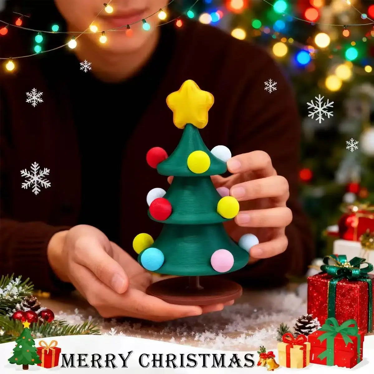Christmas Gift Dancing Rotating Christmas Tree Toy Halloween Christmas Decoration Desktop Ornamen Party Favor Children Gifts