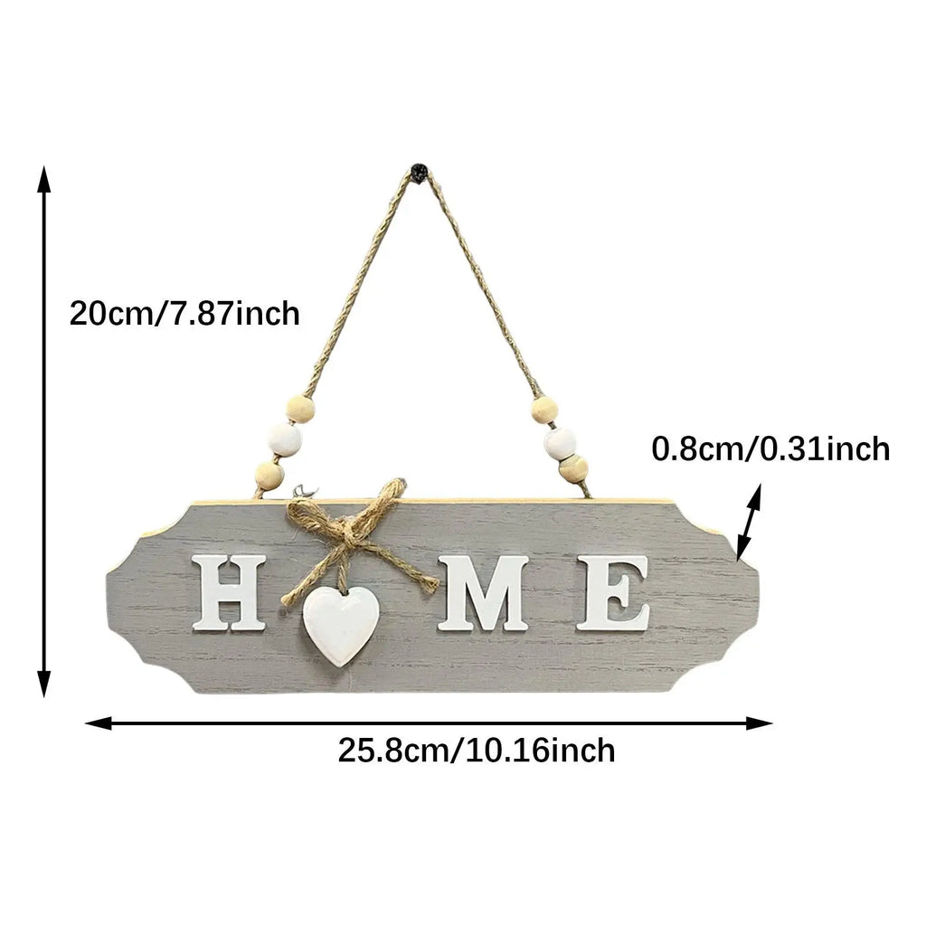 Wooden Hanging Door Sign