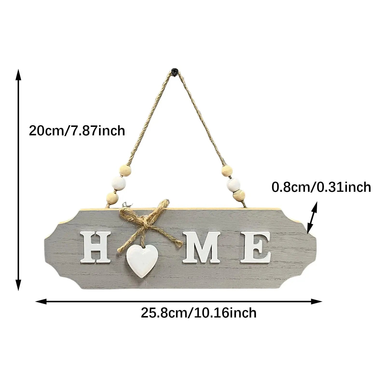 Wooden Hanging Door Sign