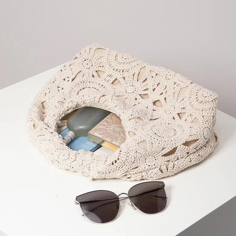 Boho Beach Bags for Women Wicker Bag