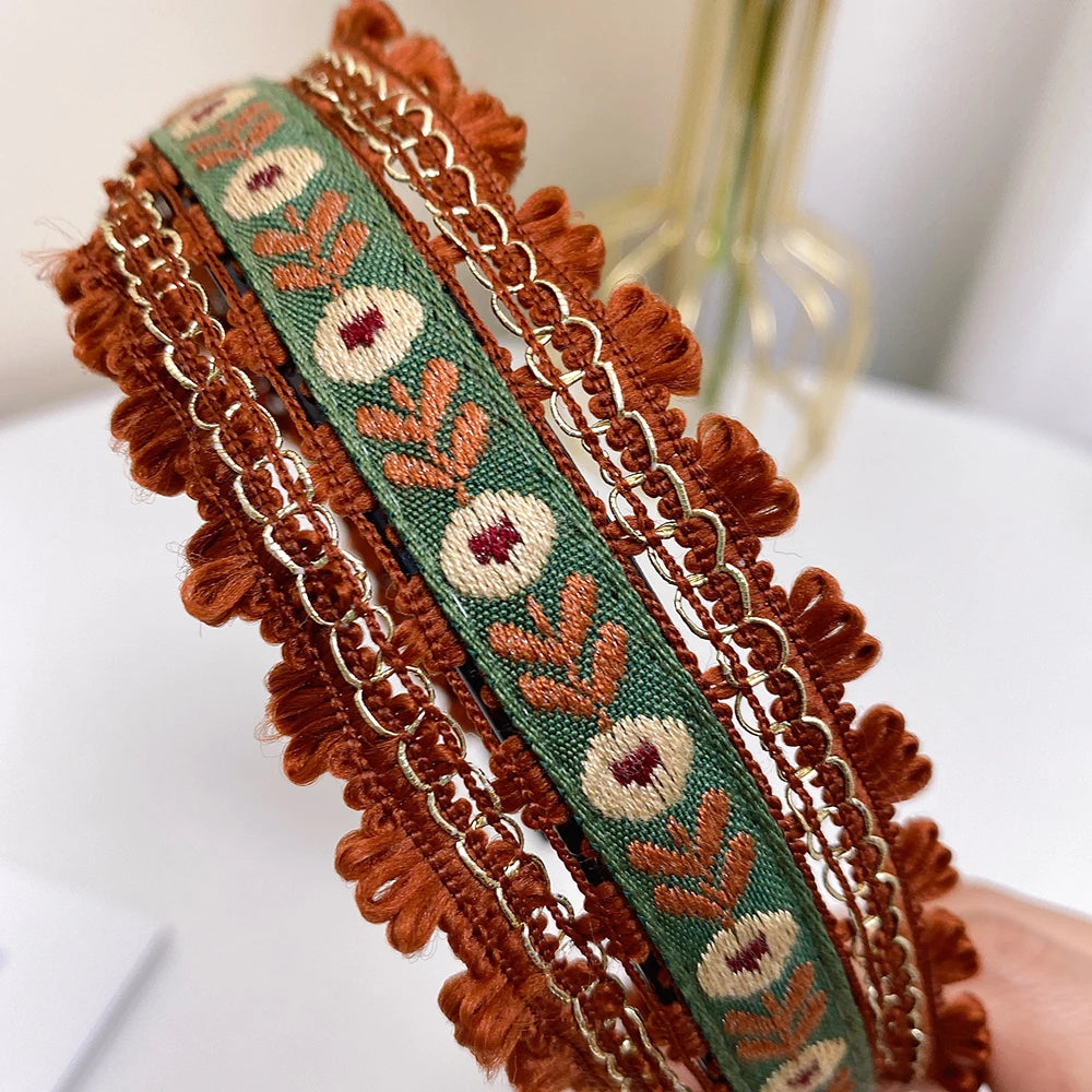 Boho Embroidery Headband