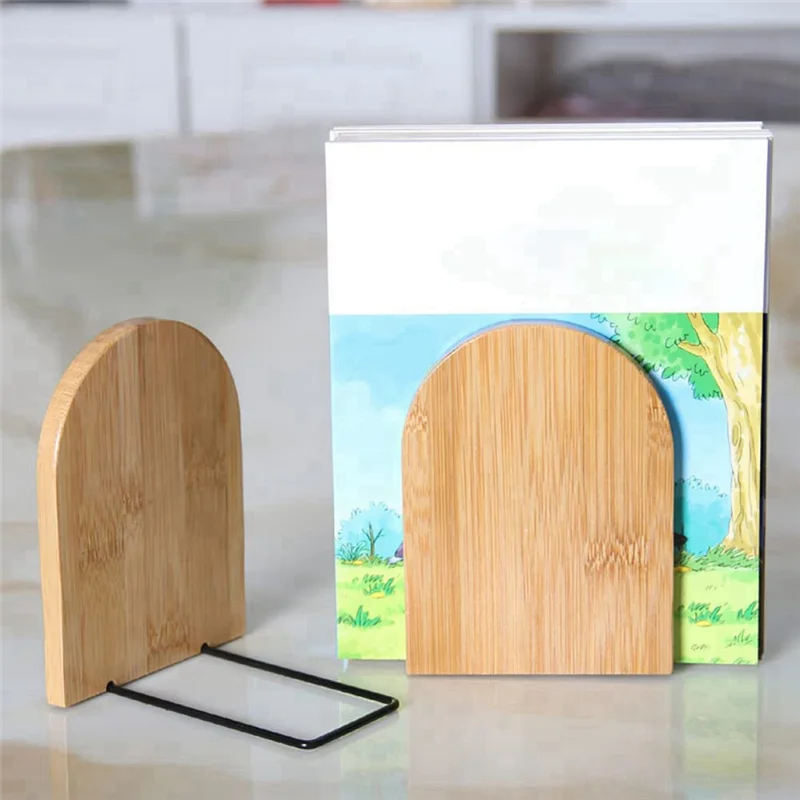 Wooden Book Ends