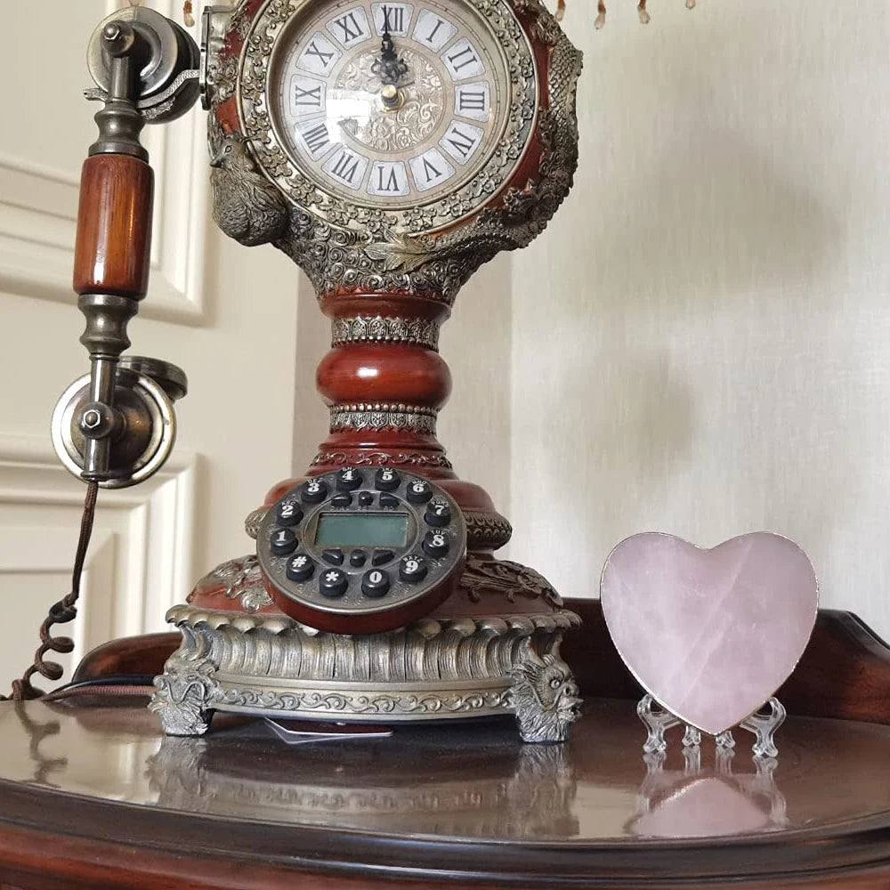 Home Creative Crystal Coaster Handmade Macrame Cup Cushion Natural Rose Quartz Non-slip Coffee Cup Round Mat Cook Accessories