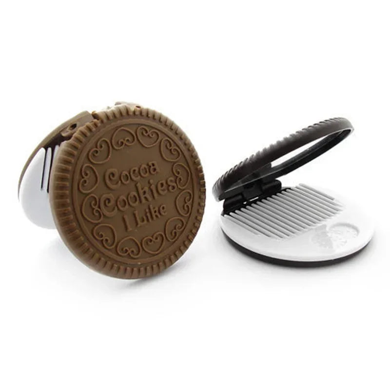 Mini Pocket Mirror With Comb